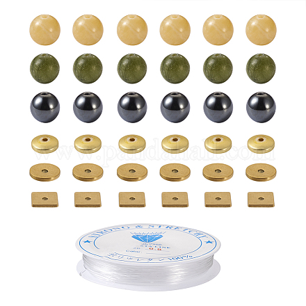 Kit de fabricación de pulseras de piedras preciosas diy de crafans DIY-CF0001-19-1