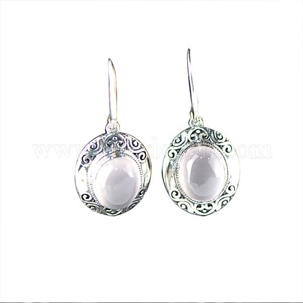 925 Sterling Silver Dangle Earrings EJEW-BB39990-A-1