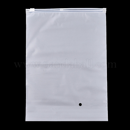 Frosted PE Jewelry Zip Lock Storage Bags ABAG-T010-01C-1