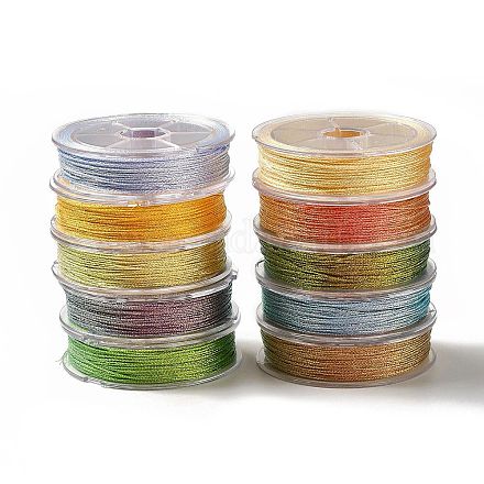10 Rolls Polyester Sewing Thread OCOR-E026-02-1