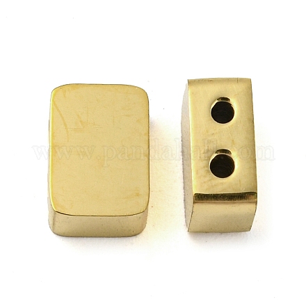 イオンプレーティング（ip）304ステンレス鋼マルチ連リンク  長方形  ゴールドカラー  6x8.5x4mm  穴：1.2mm STAS-Q319-03D-G-1