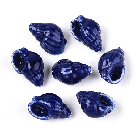 Ручной печатный шарики фарфора PORC-T133-01A-01-1