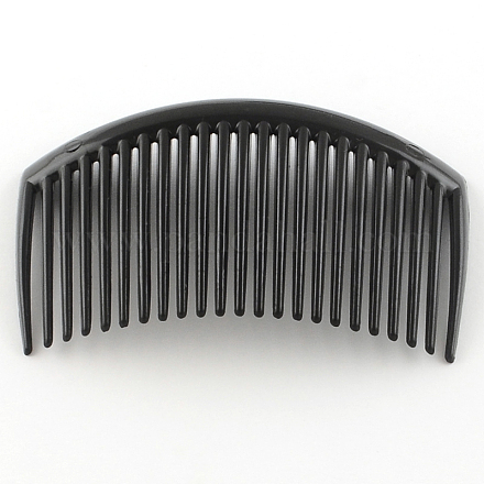 Hair Accessories Plastic Hair Comb Findings OHAR-S185-03-1
