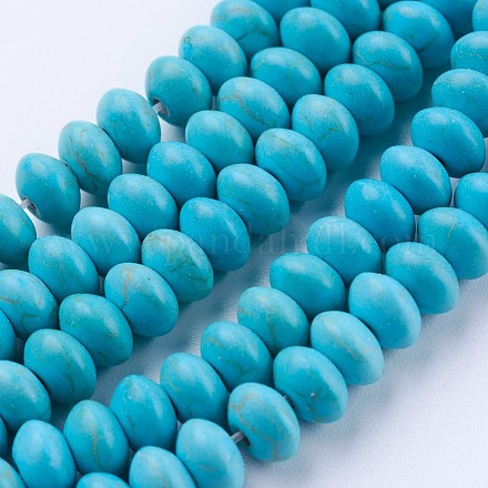 Chapelets de perles en turquoise synthétique G-P347-02-1