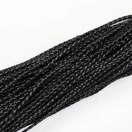 Плетеные имитация кожаные шнуры X-LC-S005-002-1