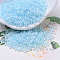 MIYUKI Delica Beads, Cylinder, Japanese Seed Beads, 11/0, (DB0239) Light Aqua Ceylon, 1.3x1.6mm, Hole: 0.8mm, about 20000pcs/bag, 100g/bag