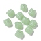 Baking Painted Transparent Glass Beads, Gradient Color, Lion, Light Green, 11.5x11x9.5mm, Hole: 1.2mm
