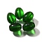 K9 Glass, Imitation Austrian Crystal Beads, Oval, Green, 11x8mm, Hole: 1.8mm
