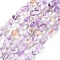 Natural Ametrine Beads Strands, Nuggets, Tumbled Stone, 4.5~11.5x3~7x3.5~6mm, Hole: 1.2mm, about 48~68pcs/strand, 15.35~15.94''(39~40.5cm)