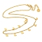 304 Stainless Steel Cable Chain Necklaces, Charm Necklaces, Butterfly, 15.83 inch(40.2cm)