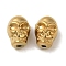 Ion Plating(IP) 304 Stainless Steel Beads, Skull, Golden, 9.5x7x5.5mm, Hole: 2.2mm