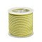11M Polyester Braided Cord with Cotton Core, Champagne Yellow, 2.5mm, about 10.0465 Yards(11m)/Roll