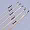 5~6MM Unisex 304 Stainless Steel Flat Snake Chains Necklaces, 15.75 inch(40cm)