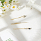 1 Set Alloy Hair Bobby Pins Sets, with Plastic Pearl and Rhinestone, Mixed Color, 48~52.5x3~9.5x5~7.5mm, 3pcs/set