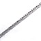 304 Stainless Steel Twisted Chain Curb Chains, Unwelded, with Spool, for Jewelry Making, Faceted, Stainless Steel Color, 3.5x2.5x0.6mm, about 32.8 Feet(10m)/roll