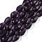 Transparent Glass Beads Strands, Faceted, Teardrop, Indigo, 11.5x8mm, Hole: 1.2mm, about 55~57pcs/strand, 25.59 inch(65cm)