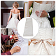 Замена заднего щитка женского свадебного платья DIY-WH0349-88D-5