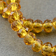 Chapelets de perles en verre transparente   GLAA-R135-2mm-01-1