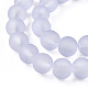 Chapelets de perles en verre transparent GLAA-S031-8mm-25-3