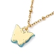 Glitter Powder Butterfly Jewelry Sets SJEW-JS01113-02-4