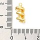 Brass Micro Pave Cubic Zirconia Pendants ZIRC-P113-01G-3
