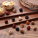 Chgcraft 16 piezas 4 colores grabado encantos de madera WOOD-CA0001-57-4