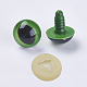 クラフト用品プラスチック人形の目パーツ  パッド付き  ぬいぐるみの目  安全の目  グリーン  18.5mm  ピン：5.5mm X-DIY-WH0045-25F-2