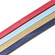 Плоские односторонние искусственные кожаные шнуры LC-T002-02-1