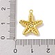 Real 18K Gold Plated Brass Micro Pave Cubic Zirconia Connector Charms KK-L209-047G-03-3