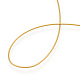 タイガーテールワイヤー  ステンレス鋼線  ラウンド  ゴールドカラー  0.6mm  約32.81フィート（10m）/セット TWIR-N004-0.6mm-G-4