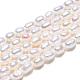 Brins de perles de culture d'eau douce naturelles PEAR-N012-02L-3