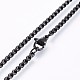 304 Stainless Steel Box Chain Necklaces NJEW-O102-19B-2