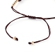 Verstellbare Nylonschnur geflochtenen Perlen Armbänder BJEW-JB05827-03-3