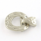 Tibetan Style Alloy Hook and S-Hook Clasps X-TIBE-R305-05AS-NR-1