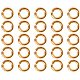PH PandaHall 1100pcs 4mm Brass Jump Rings Jewelry Connector Rings for Earring Bracelet Necklace Jewelry DIY Craft KK-PH0006-4mm-G-1