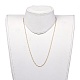 304 Stainless Steel Singapore Chain Necklaces NJEW-JN02662-03-4