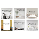 PVC Quotes Wall Sticker DIY-WH0200-015-5