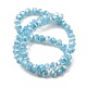 Imitation Jade Glass Beads Strands GLAA-P058-03A-02-2