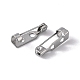 304 Stainless Steel Brooch Pin Back Bar Findings STAS-J011-09B-3