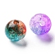 396 pièces 12 couleurs perles acryliques craquelées transparentes CACR-YW0001-06-3
