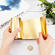 GORGECRAFT 1 Roll 99.9% Pure Copper Metal Sheet Foil Plate Gold Metal Leaf 0.1×100×1000mm for Electrical Industrial and DIY Projects（Golden） FIND-GF0002-60-3