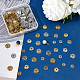 Pandahall 360 pcs bouchons de perles de fleurs FIND-PH0006-57-5