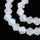 Imitano i fili di perle di vetro smerigliato bicono di cristallo austriaco GLAA-F029-TM2mm-A13-3