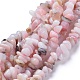 Rosa naturale perline opale fili G-L505-25-1