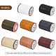 PandaHall 656 Yards/600m Leather Sewing Waxed Thread， 8 Colors 150D Spool Stitching Thread for Leather Craft DIY YC-PH0002-28-0.8mm-2
