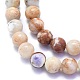 Natürliche lila Opal Perlen Stränge G-K310-C16-8mm-3