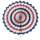 Fan de roue de papier de soie coloré artisanat DIY-TAC0002-01-7