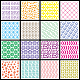 16 foglio di modelli quadrati di stencil per pittura con disegno di animali domestici DIY-WH0430-341-1