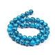 Chapelets de perles en turquoise synthétique TURQ-G832-01-16mm-2