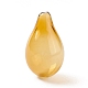 手作り吹きガラス瓶  ガラスバイアルペンダント作り用  ティアドロップ  ゴールド  30~32x18.5~19mm  穴：2~3.5mm GLAA-B005-03B-1